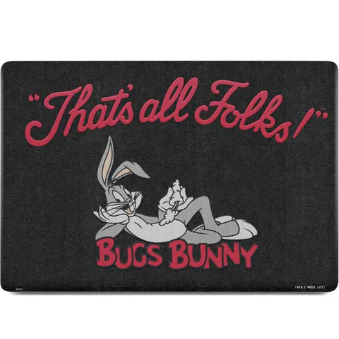Looney Tunes Bugs Bunny Thats All Folks MacBook Skins