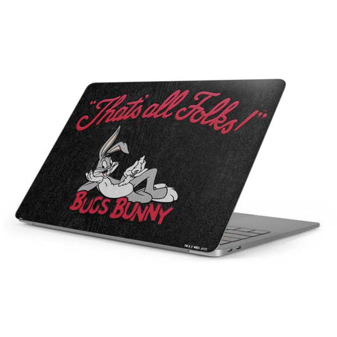 Looney Tunes Bugs Bunny Thats All Folks Apple MacBook Pro 16-inch Skin