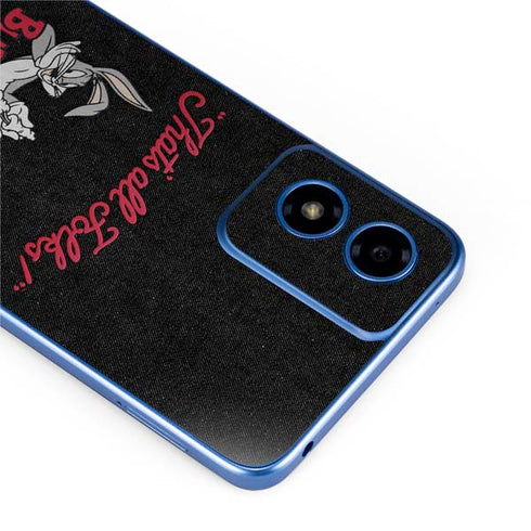 Looney Tunes Bugs Bunny Thats All Folks Moto G Play 4G (2024) Skin