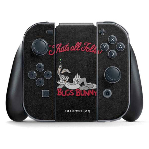 Looney Tunes Bugs Bunny Thats All Folks Nintendo Skins