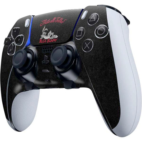 Looney Tunes Bugs Bunny Thats All Folks PS5 DualSense Edge Pro Controller Skin