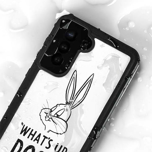 Looney Tunes Bugs Bunny Whats Up Doc Galaxy S24 Plus Waterproof Case