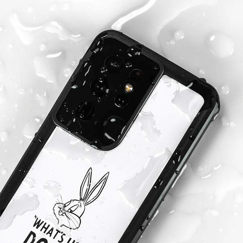 Looney Tunes Bugs Bunny Whats Up Doc Galaxy S24 Ultra Waterproof Case