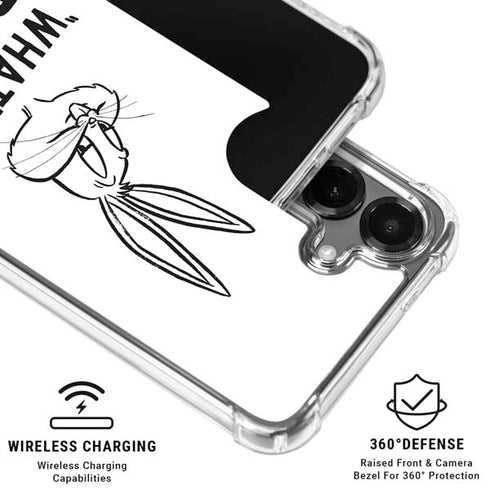 Looney Tunes Bugs Bunny Whats Up Doc Galaxy S26 Plus Clear Case