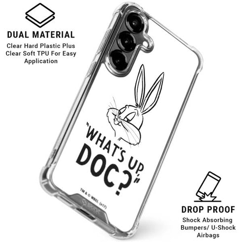 Looney Tunes Bugs Bunny Whats Up Doc Galaxy S26 Plus Clear Case
