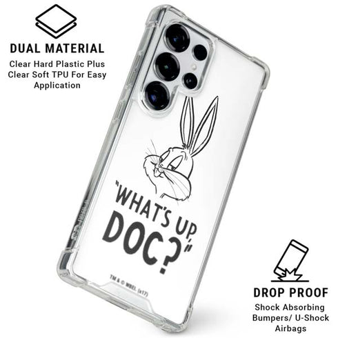 Looney Tunes Bugs Bunny Whats Up Doc Galaxy S26 Ultra Clear Case