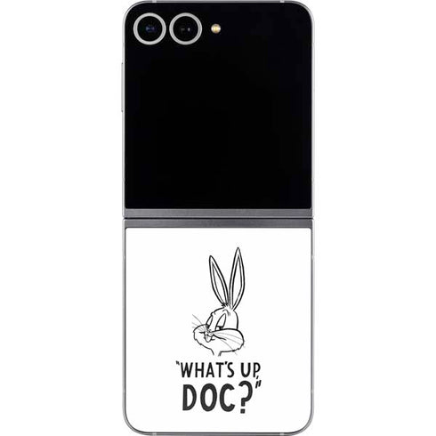 Looney Tunes Bugs Bunny Whats Up Doc Galaxy Z Flip6 Skin