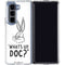 Looney Tunes Bugs Bunny Whats Up Doc Galaxy Z Fold5 5G Clear Case