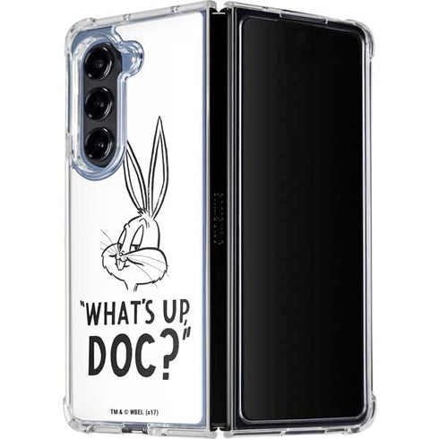 Looney Tunes Bugs Bunny Whats Up Doc Galaxy Z Fold5 5G Clear Case