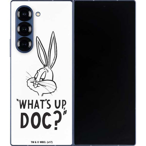 Looney Tunes Bugs Bunny Whats Up Doc Galaxy Z Fold6 Skin
