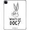 Looney Tunes Bugs Bunny Whats Up Doc iPad Pro 11in (2024) Clear Case