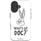 Looney Tunes Bugs Bunny Whats Up Doc iPhone 16 Plus Impact Case