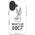 Looney Tunes Bugs Bunny Whats Up Doc iPhone 16 Plus Impact Case
