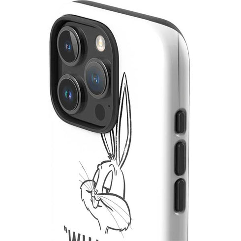 Looney Tunes Bugs Bunny Whats Up Doc iPhone 16 Pro Impact Case