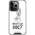 Looney Tunes Bugs Bunny Whats Up Doc iPhone 16 Pro Max Clear Case
