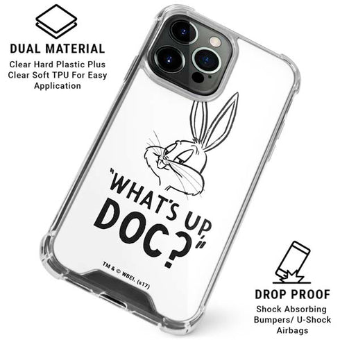 Looney Tunes Bugs Bunny Whats Up Doc iPhone 16 Pro Max Clear Case