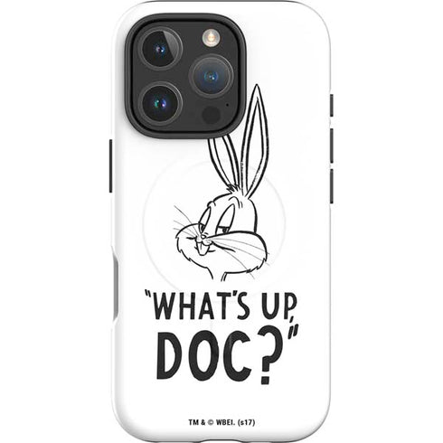 Looney Tunes Bugs Bunny Whats Up Doc iPhone 16 Pro Max Magsafe Impact Case