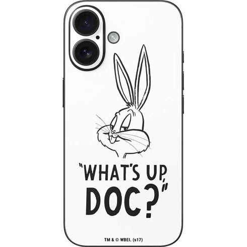 Looney Tunes Bugs Bunny Whats Up Doc iPhone 16 Skin