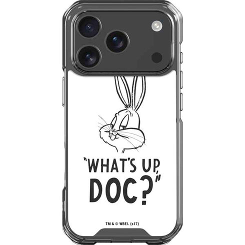 Looney Tunes Bugs Bunny Whats Up Doc iPhone 18 Pro Clear Case