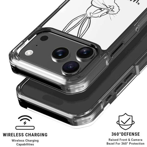 Looney Tunes Bugs Bunny Whats Up Doc iPhone 18 Pro Clear Case