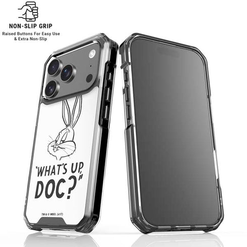 Looney Tunes Bugs Bunny Whats Up Doc iPhone 18 Pro Clear Case