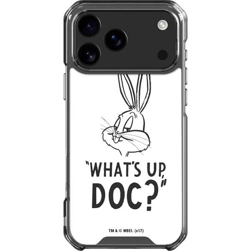 Looney Tunes Bugs Bunny Whats Up Doc iPhone 18 Pro Max Clear Case