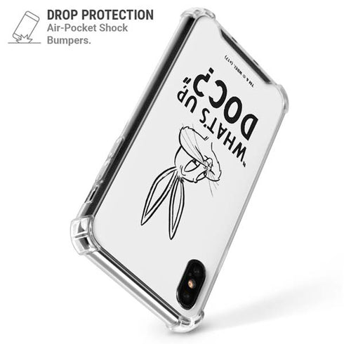 Looney Tunes Bugs Bunny Whats Up Doc iPhone X/XS Clear Case