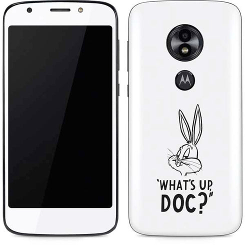 Looney Tunes Bugs Bunny Whats Up Doc Moto E5 Play Skin