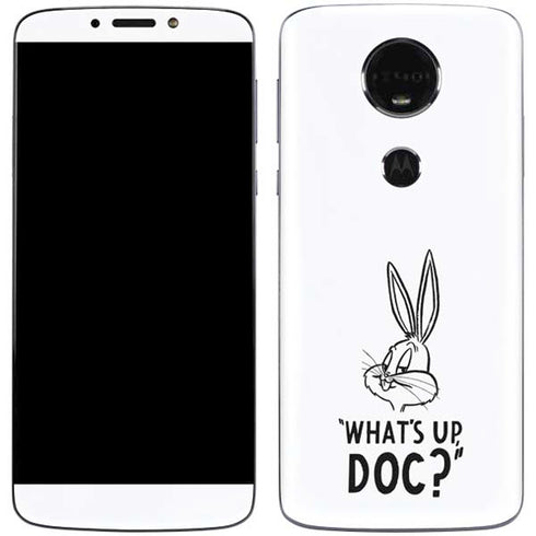 Looney Tunes Bugs Bunny Whats Up Doc Moto E5 Plus Skin