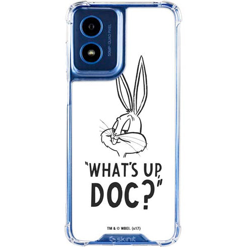 Looney Tunes Bugs Bunny Whats Up Doc Moto G Play 4G (2024) Clear Case