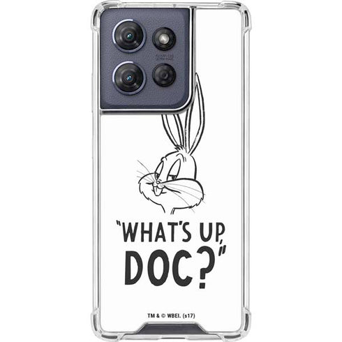 Looney Tunes Bugs Bunny Whats Up Doc Moto G Power 5G (2025) Clear Case