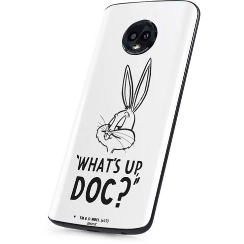 Looney Tunes Bugs Bunny Whats Up Doc Moto G6 Skin