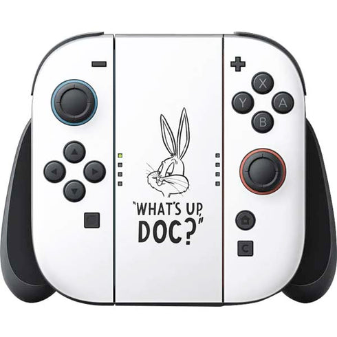 Looney Tunes Bugs Bunny Whats Up Doc Nintendo Switch 2 (2025) Joy-Con Controller Skin