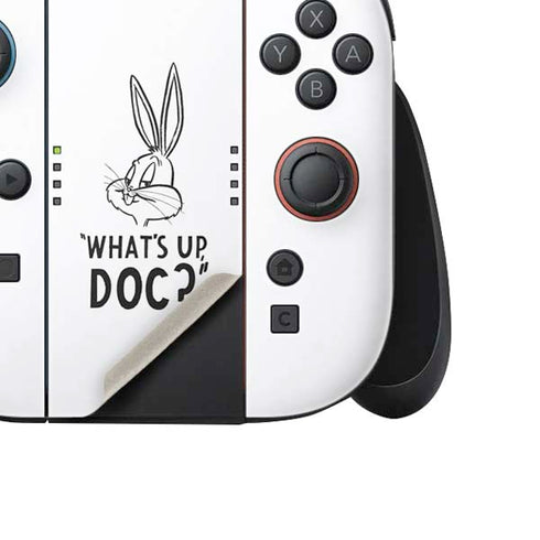 Looney Tunes Bugs Bunny Whats Up Doc Nintendo Switch 2 (2025) Joy-Con Controller Skin
