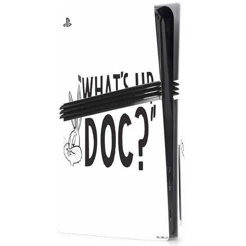 Looney Tunes Bugs Bunny Whats Up Doc PS5 Pro Disk Console Skin