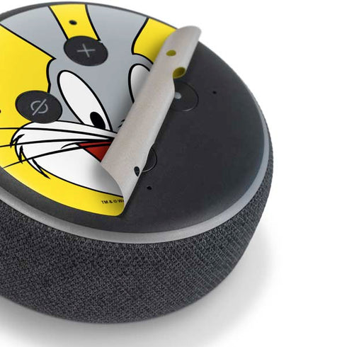 Looney Tunes Bugs Bunny Zoomed In Amazon Echo Dot Skin