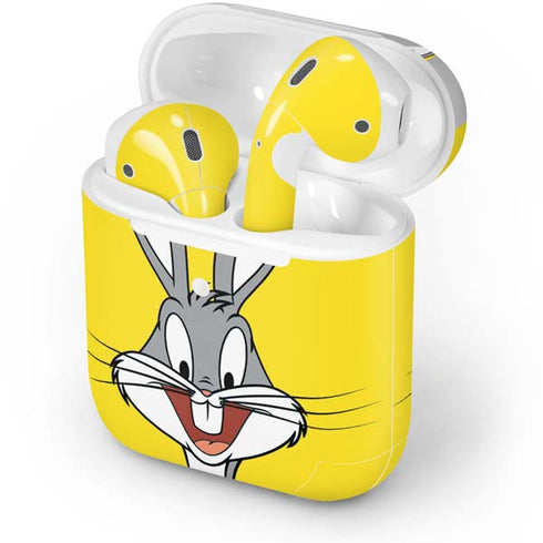 Looney Tunes Bugs Bunny Zoomed In Apple AirPods 2 Skin