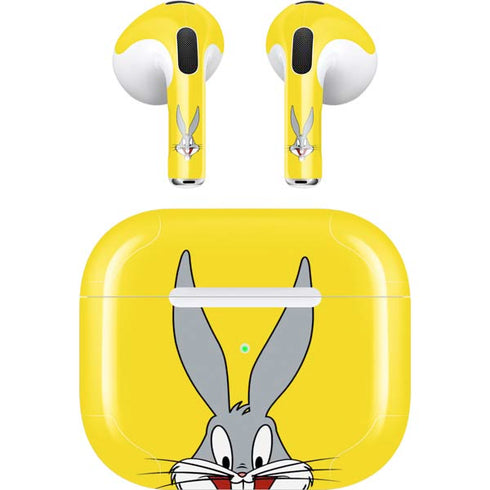 Looney Tunes Bugs Bunny Zoomed In Apple AirPods (3rd Gen 2021) Skin