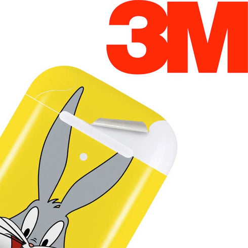 Looney Tunes Bugs Bunny Zoomed In Apple AirPods Skin