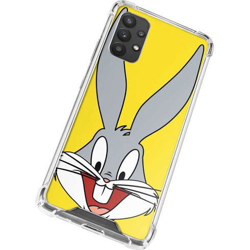Looney Tunes Bugs Bunny Zoomed In Galaxy A32 5G Clear Case