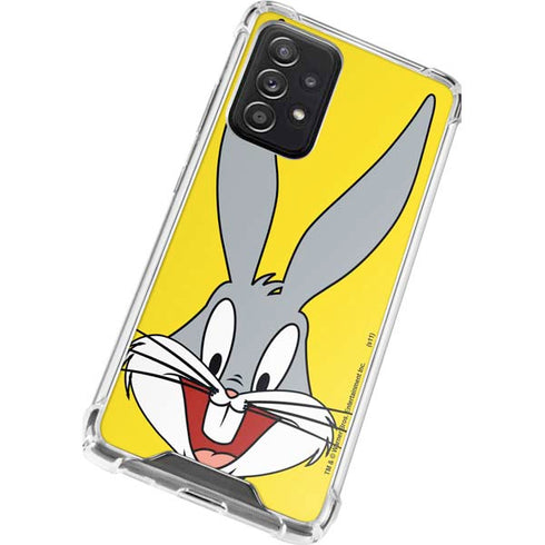 Looney Tunes Bugs Bunny Zoomed In Galaxy A52 5G Clear Case