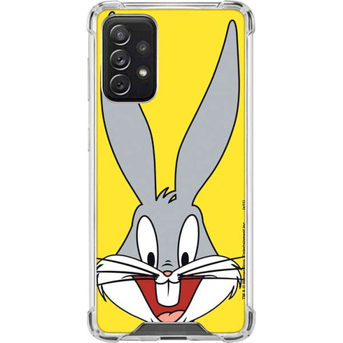 Looney Tunes Bugs Bunny Zoomed In Galaxy A72 5G Clear Case