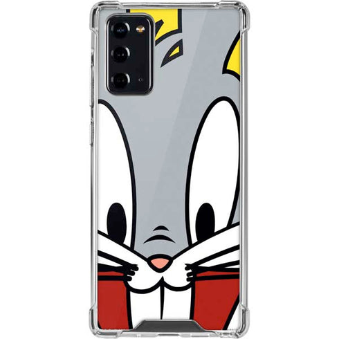 Looney Tunes Bugs Bunny Zoomed In Galaxy Note20 5G Clear Case