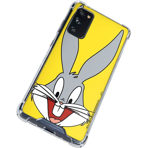 Looney Tunes Bugs Bunny Zoomed In Galaxy S20 FE Clear Case