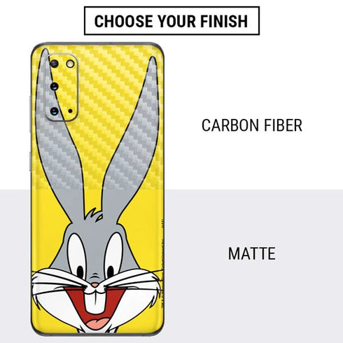 Looney Tunes Bugs Bunny Zoomed In Galaxy S20 Skin