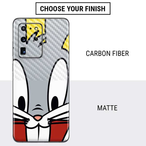 Looney Tunes Bugs Bunny Zoomed In Galaxy S20 Ultra 5G Skin