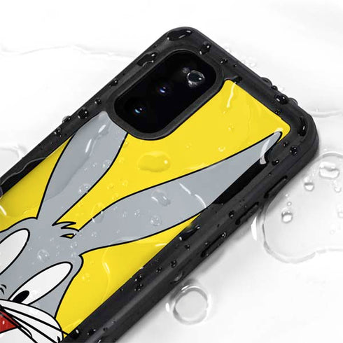 Looney Tunes Bugs Bunny Zoomed In Galaxy S20 Waterproof Case