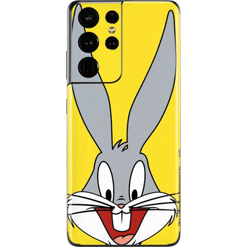 Looney Tunes Bugs Bunny Zoomed In Galaxy S21 Ultra 5G Skin