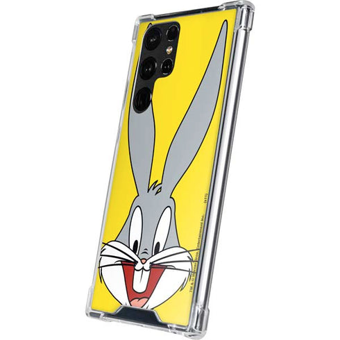 Looney Tunes Bugs Bunny Zoomed In Galaxy S22 Ultra Clear Case