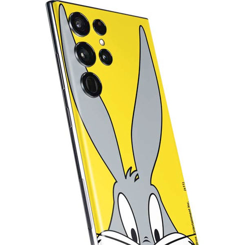 Looney Tunes Bugs Bunny Zoomed In Galaxy S22 Ultra Skin